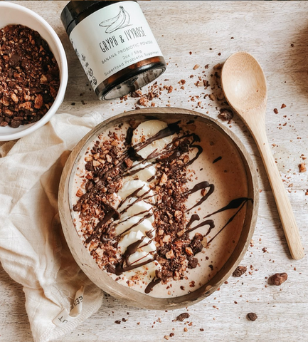 Probiotic Chocolate Smoothie Bowl