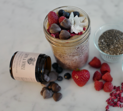 Berry Probiotic Chia Pudding 