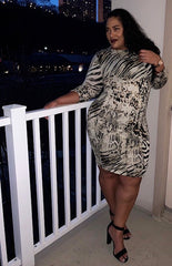 Animal Ambition "Zebra" Dress