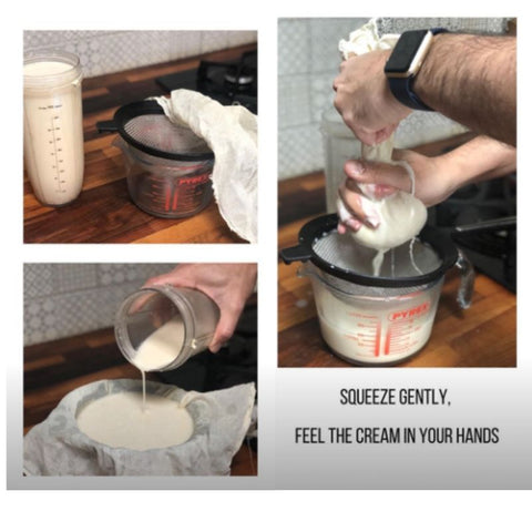 How to make non-slimy oat milk - Step 3