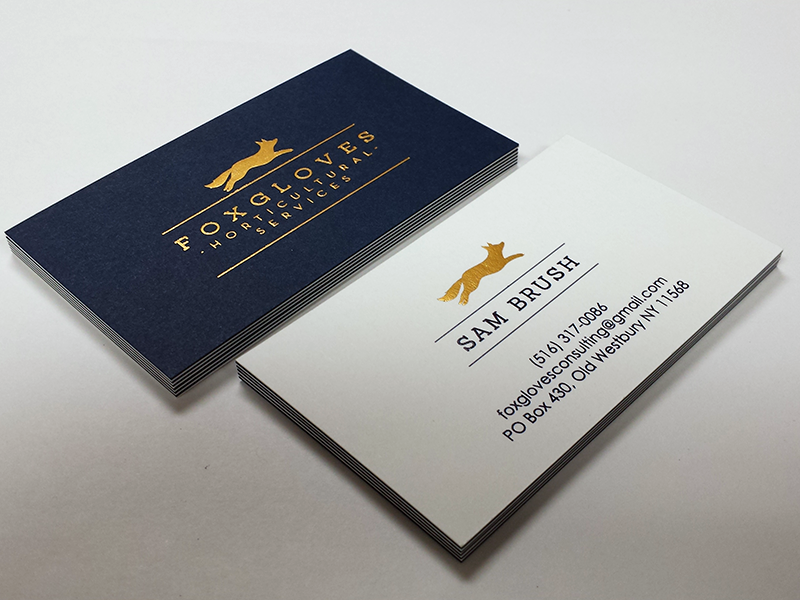 DUPLEX BUSINESS CARDS