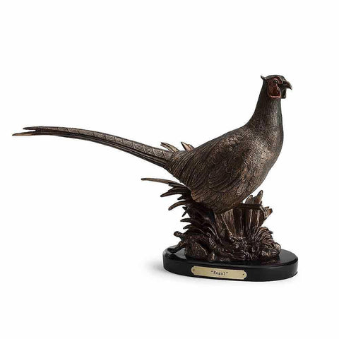 Regal Pheasant Sculpture by Marc Pierce