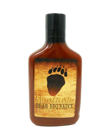 Montana Bear BBQ sauce by Huckleberry People at the Montana Gift Corral. Perfect for your fourth of july bbq