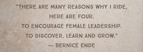 Quote by Montana Novelist Bernice Ende, author of Lady Long Rider on 5 Best Montana Writer's at the Montana Gift Corral