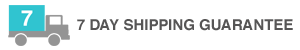 7 Day Shipping Guarantee Logo