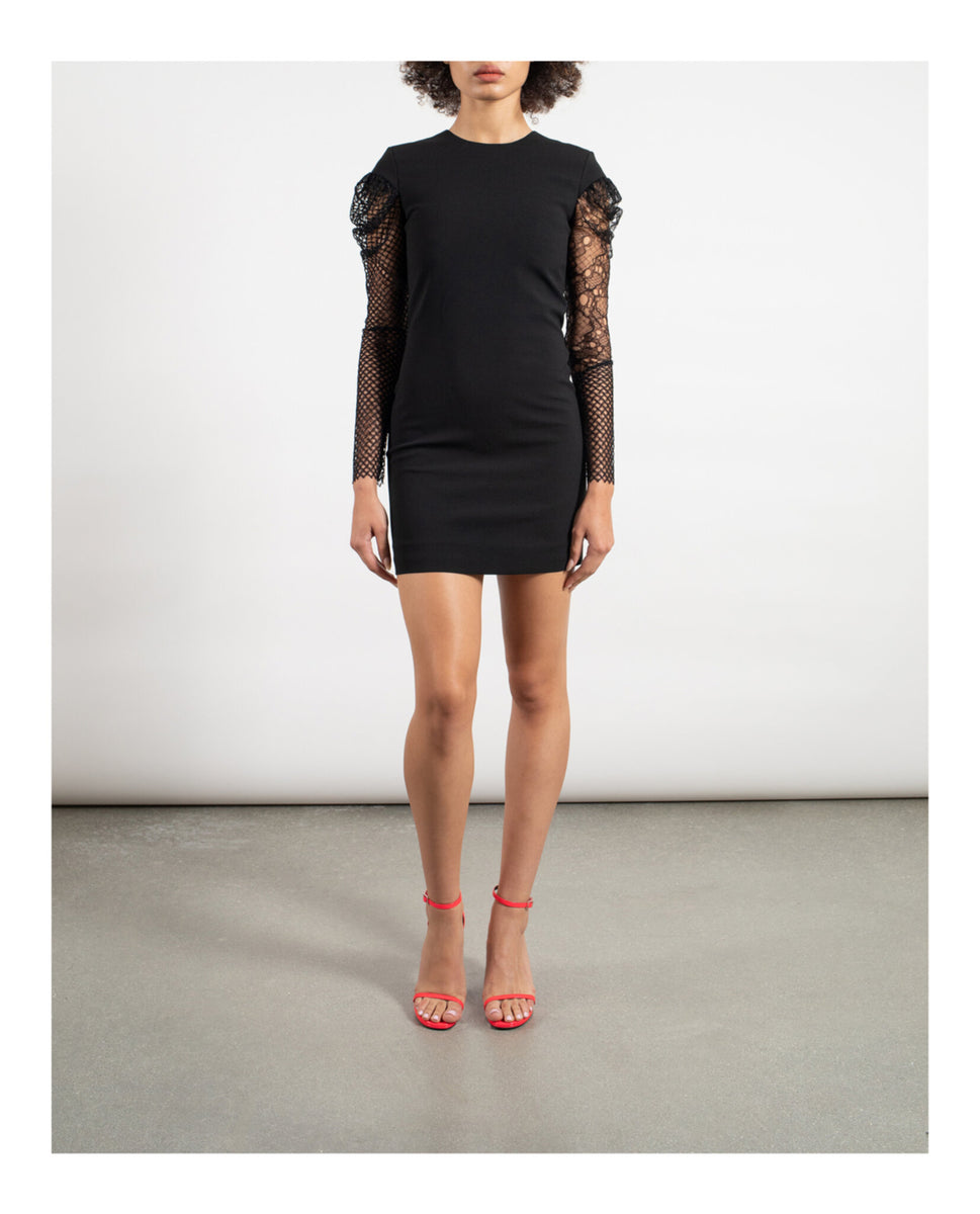 saint laurent lace dress