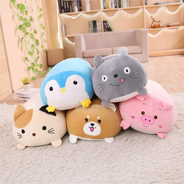 large stuffed animal pillows