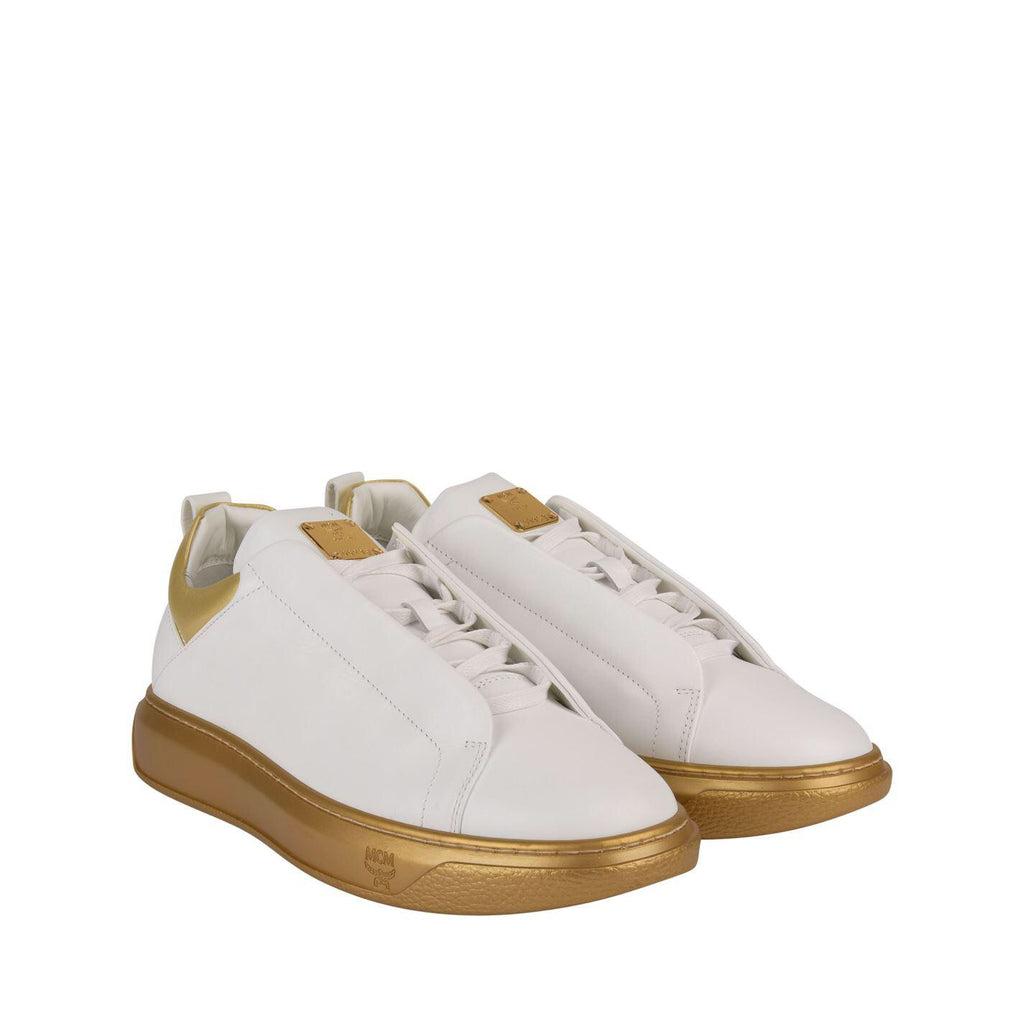 mcm sneaker gold