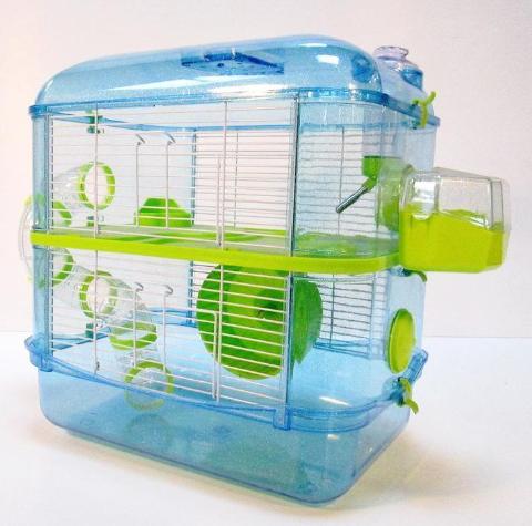 plastic hamster cage