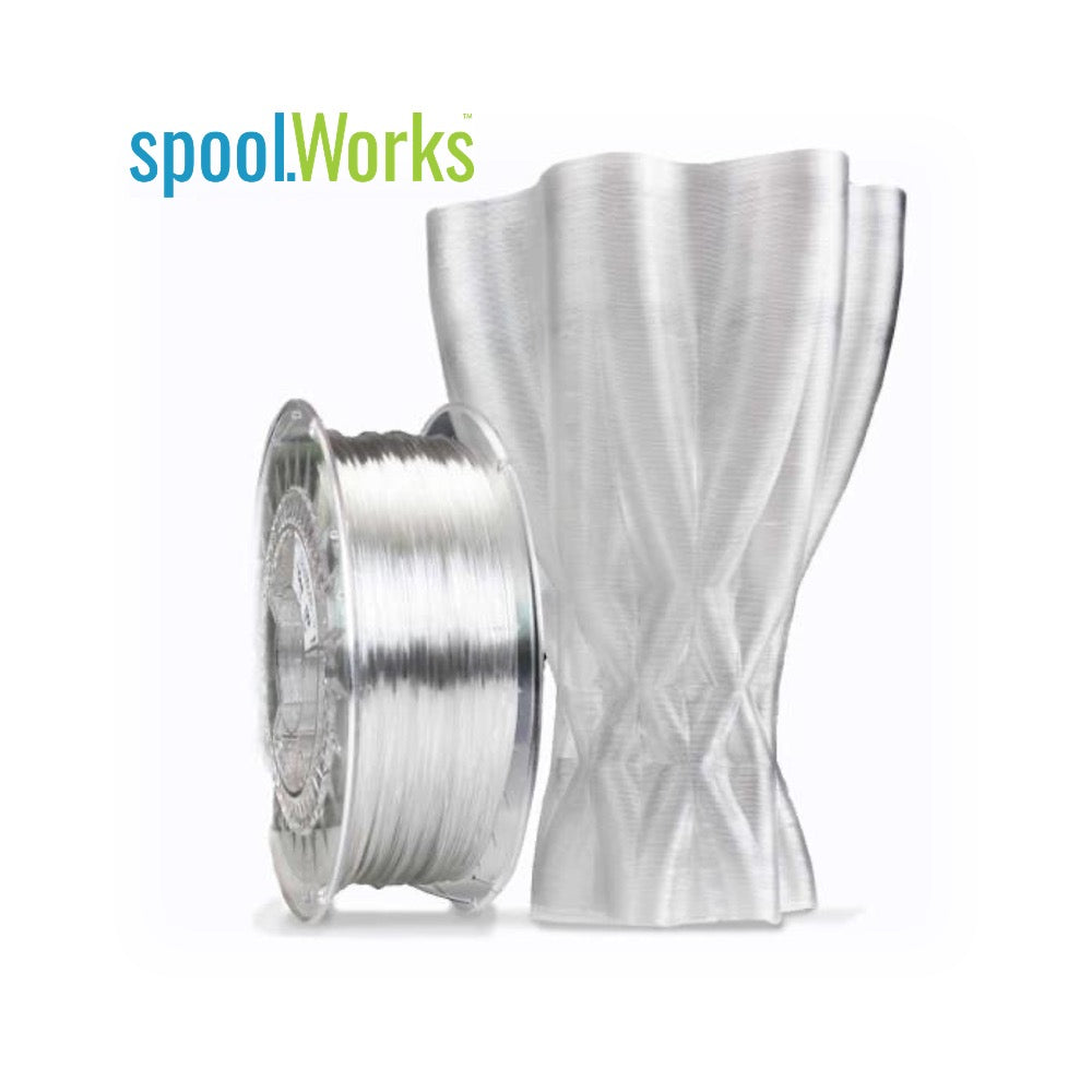 E3D spoolWorks EDGE Filament - 1.75mm, 750g, Clear Crystal01 - 3DMakerWorld, Inc.