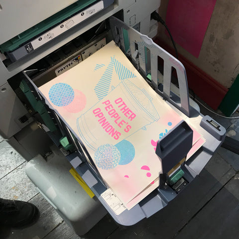 Other People's Opinions Riso Print