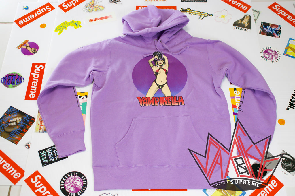 Supreme Vampirella Hooded Sweatshirt SS17 Dusty Lav – Star & Skye 