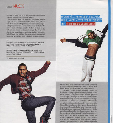 GQ Germany December 2007 - Chris Brown