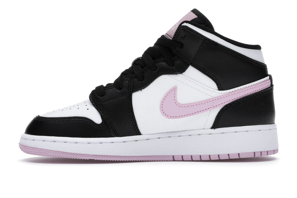 jordan 1 mid pink white black