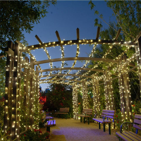 Solar Powered Pergola Lights