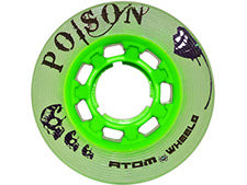 Atom Poison slim quad wheels available @ Atom Skates