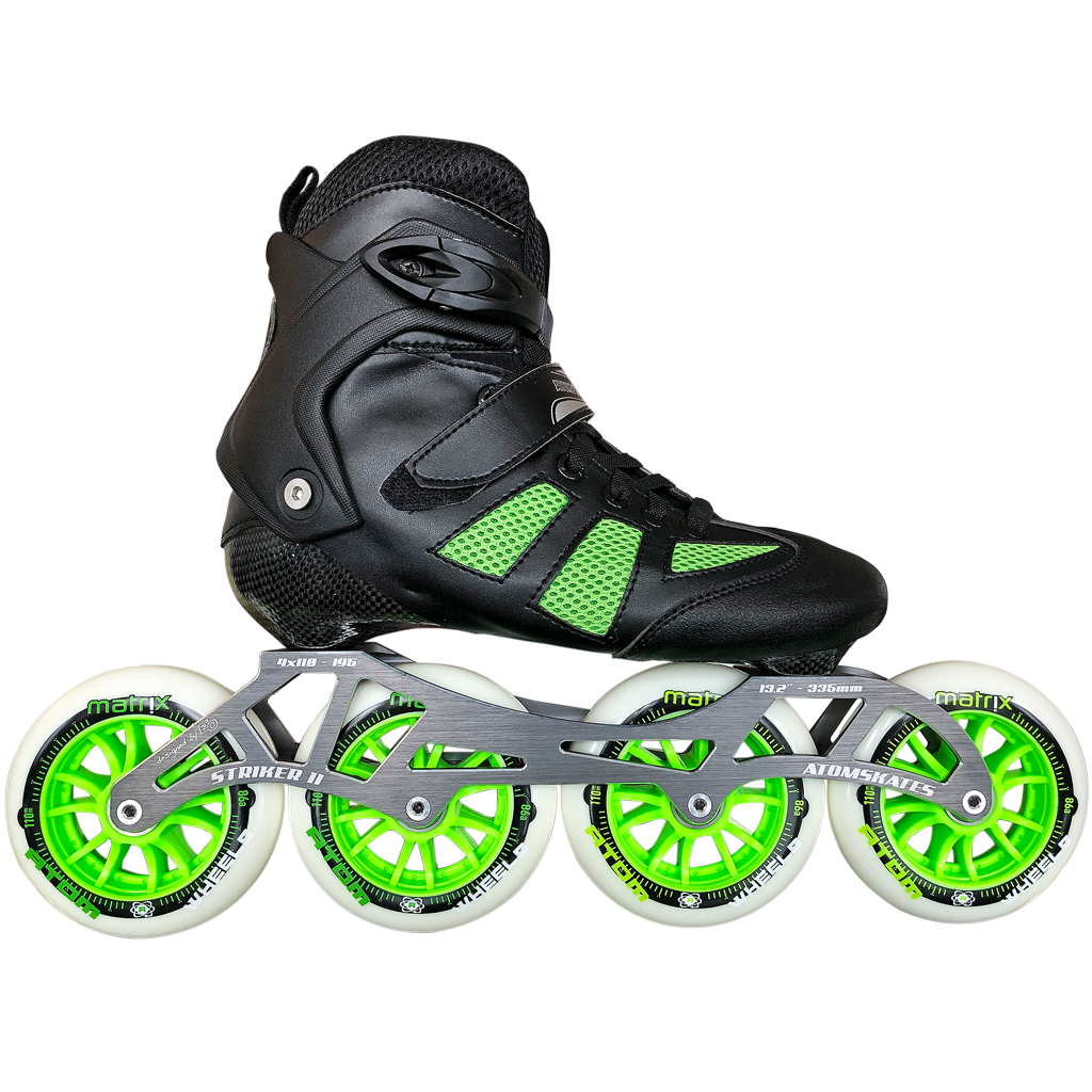 Atom Pro Fitness 4x110 Outdoor Complete Inline Skate Package – Atom