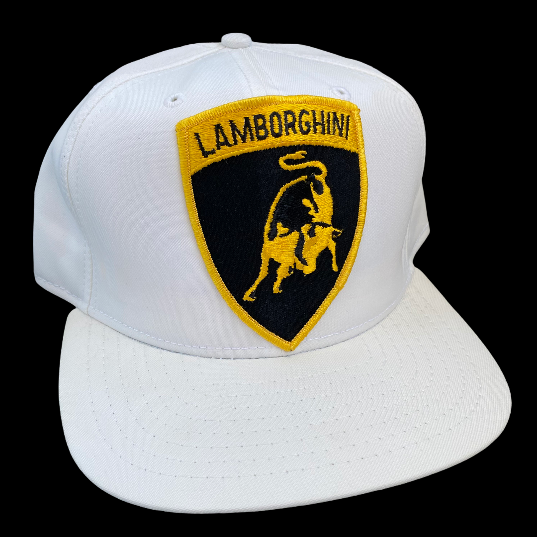 lamborghini flat bill hat