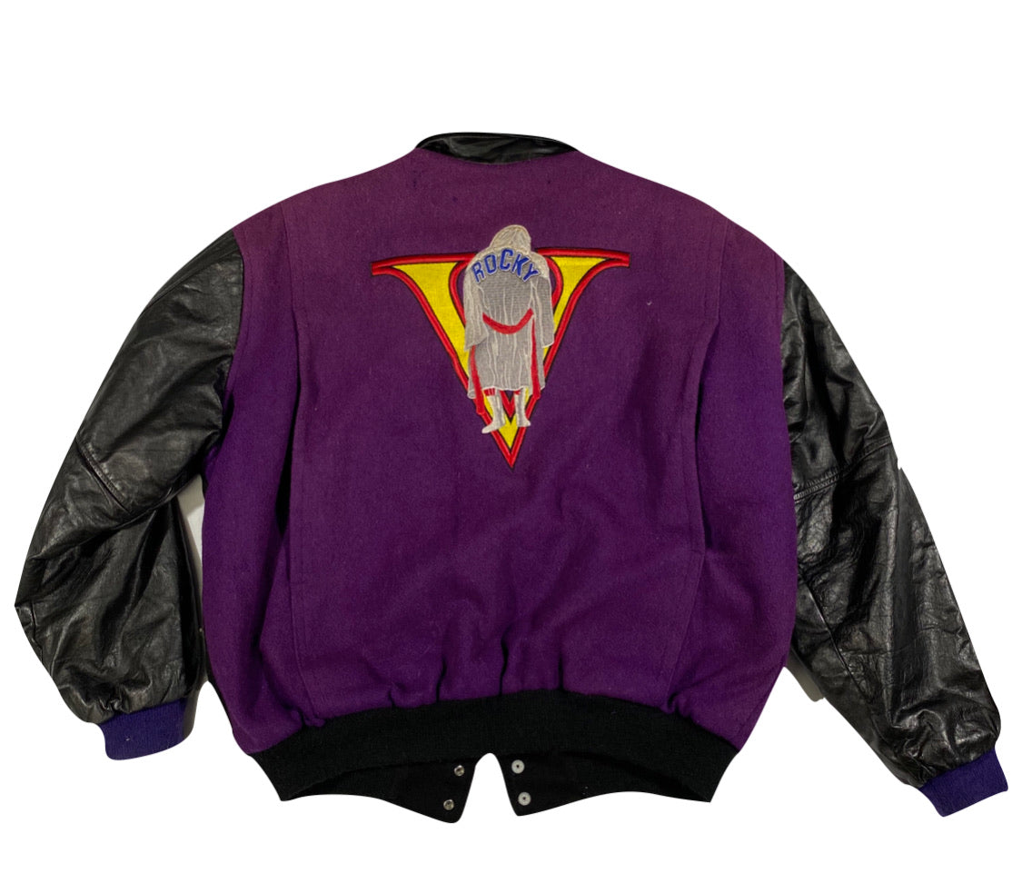 K2. Budweiser. Rocky 5 movie jacket Large – Vintage Sponsor