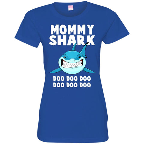 Mommy Shark Doo Doo Doo Women's T-Shirt Royal / S Women's T-Shirt - teesdiys