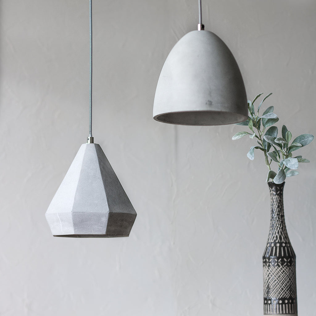 Concrete Pendant Lights