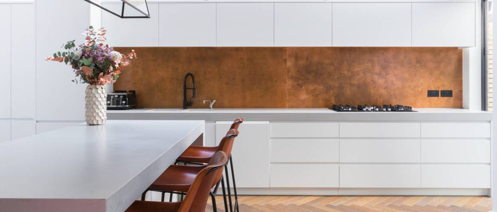 Copper Backsplash