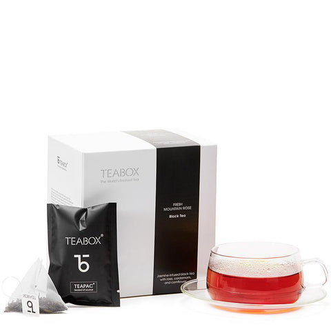 Mountain Rose Tea with Orbit Cup & Saucer