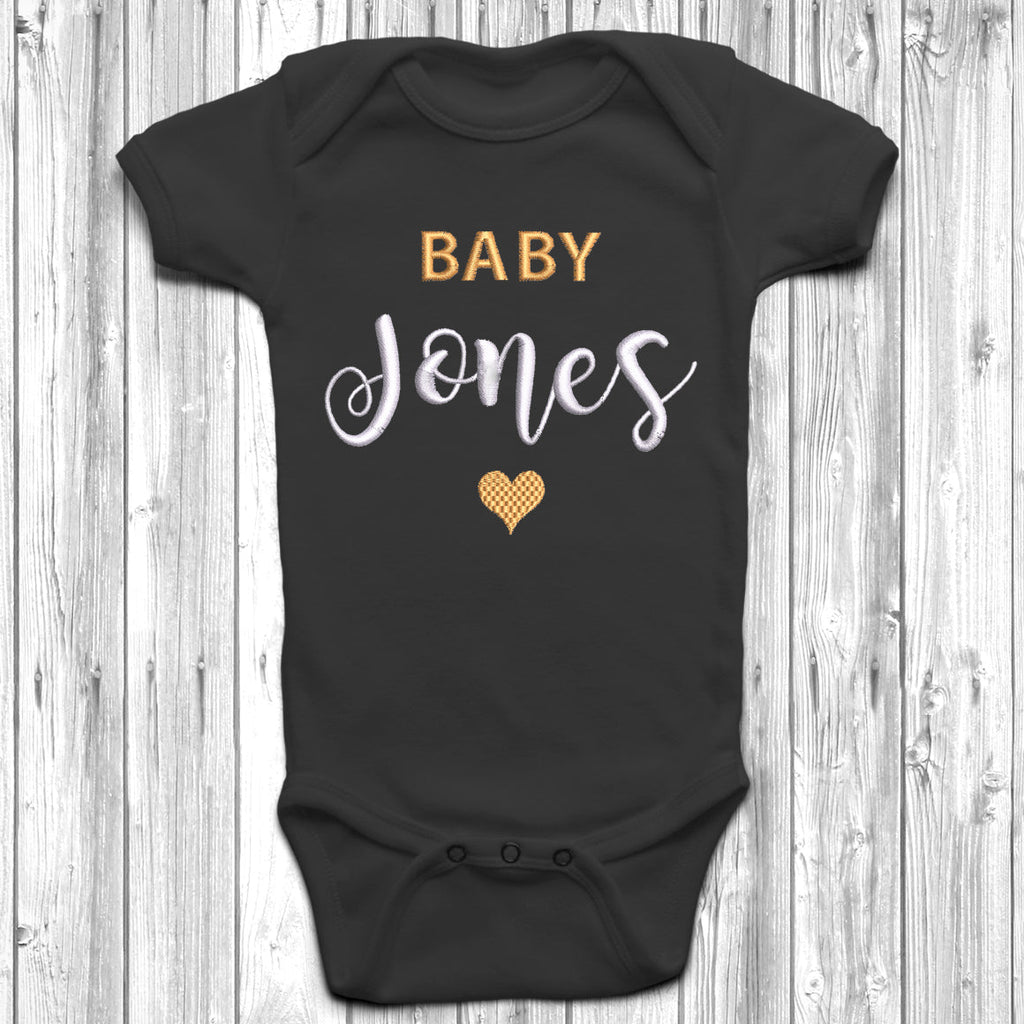 personalised baby grow