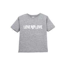 love is love toddler tee - grey - soft and spun apparel