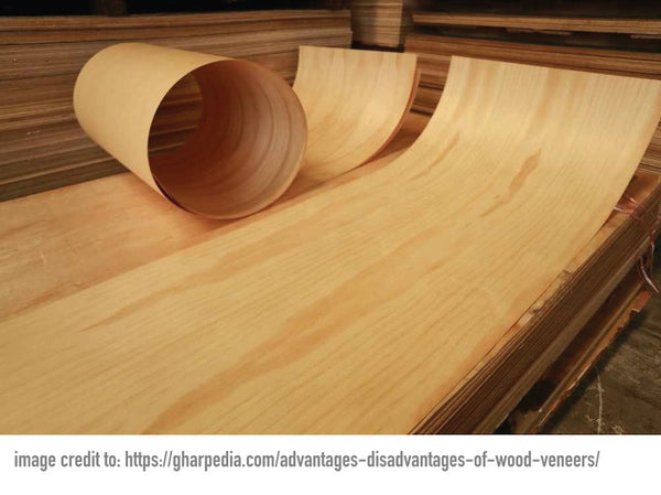 The strength of a skateboard deck comes from crossing the veneers. 