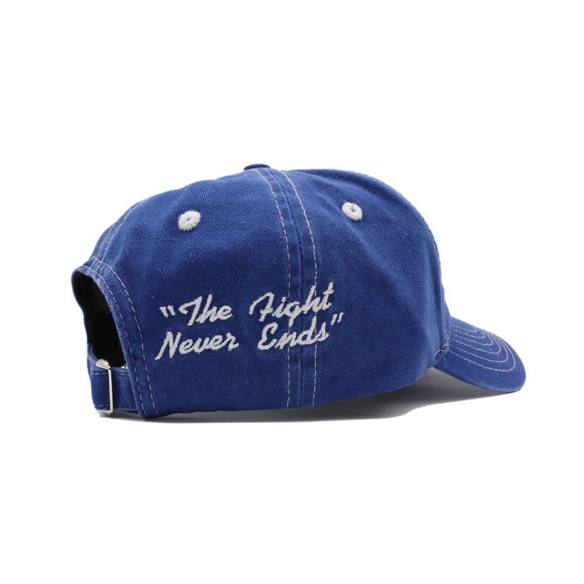 4YE Blue Signature Logo Cap with white embroidery