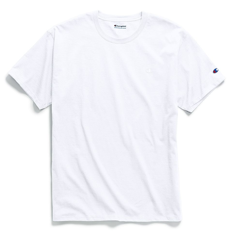 champion chest logo t shirt