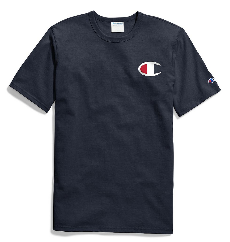 Life Patriotic C Logo T-Shirt Navy 