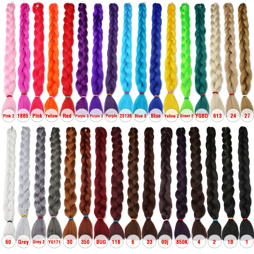 Colorful Hair Braiding Hair Extensions