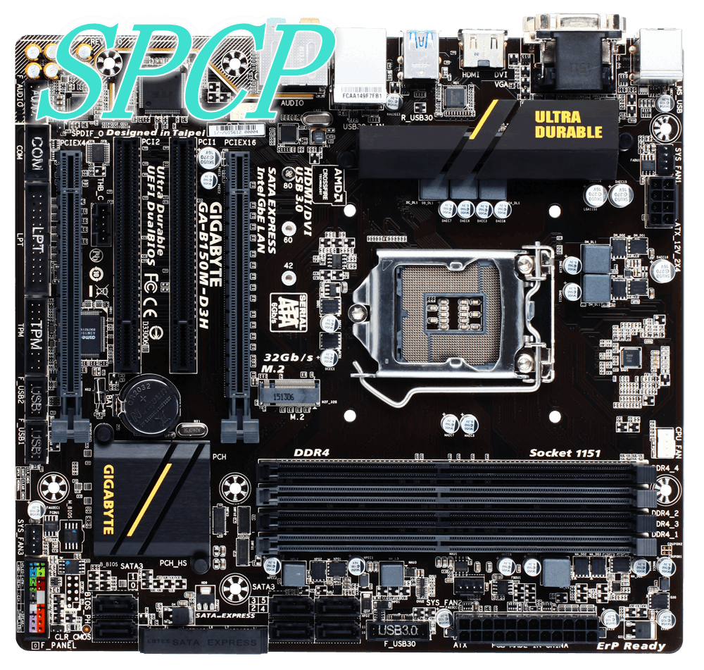 GIGABYTE GA-B150M-D3H LGA 1151 socket 