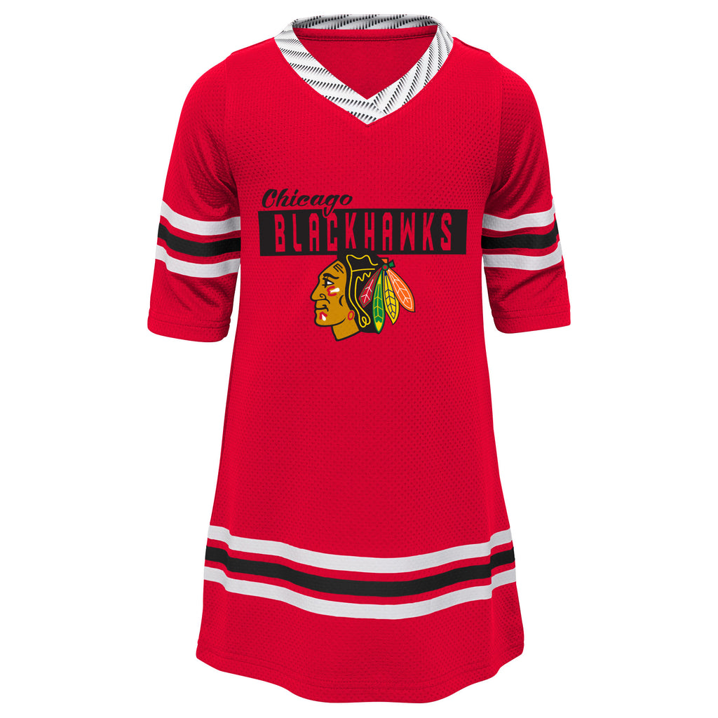 blackhawks jersey dress