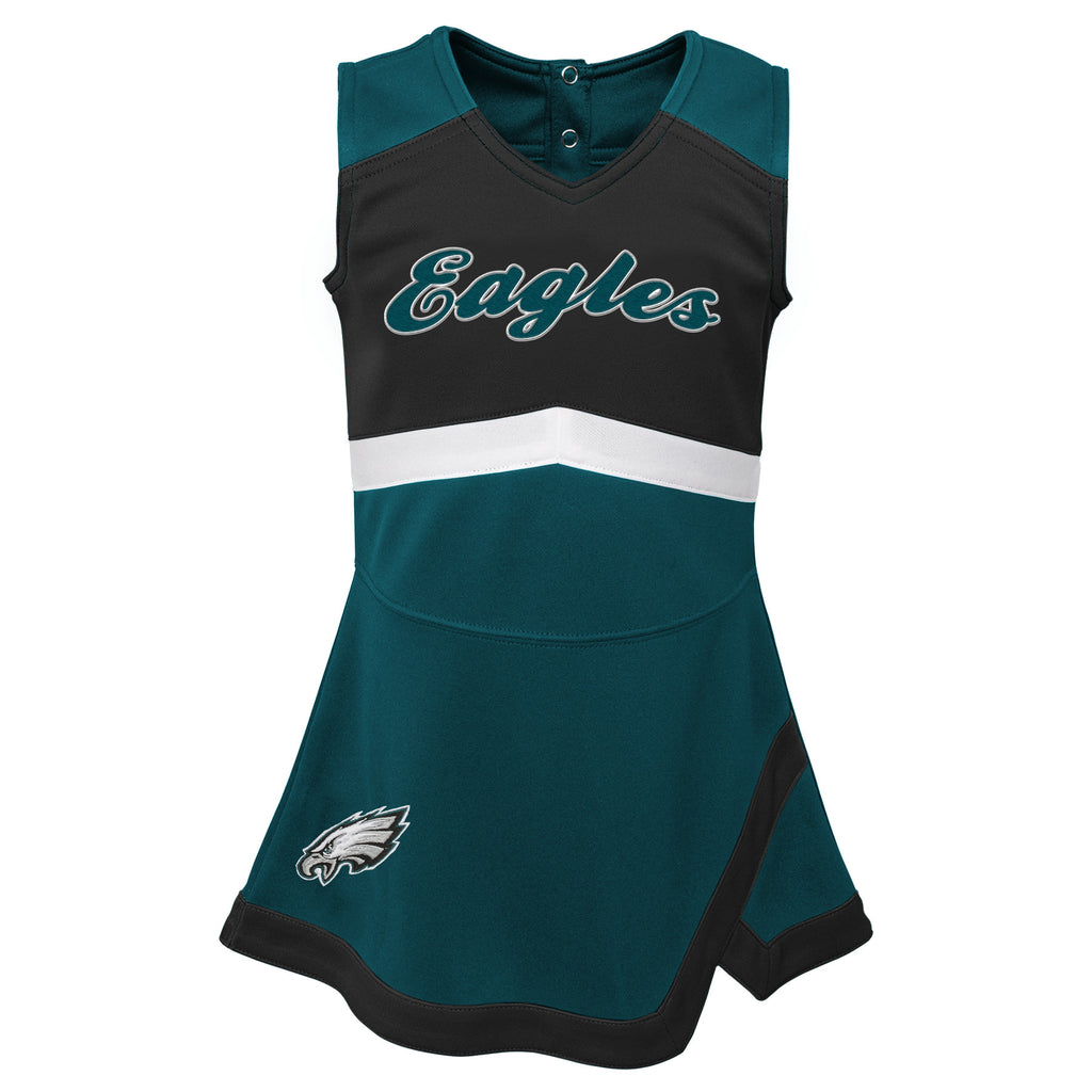 Toddler Youth Girl Officially Licensed NCAA Girls 2 Piece Cheer Dress 