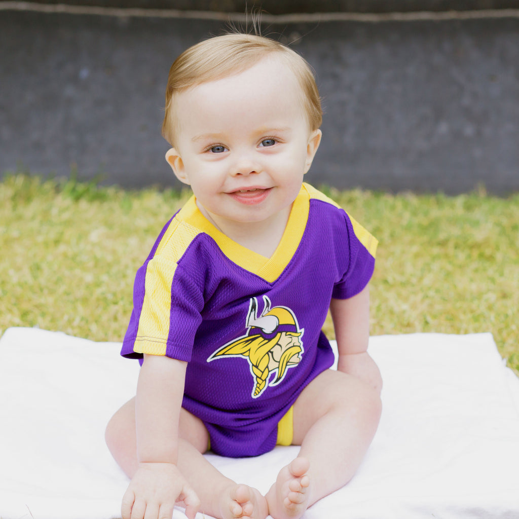 vikings jersey onesie