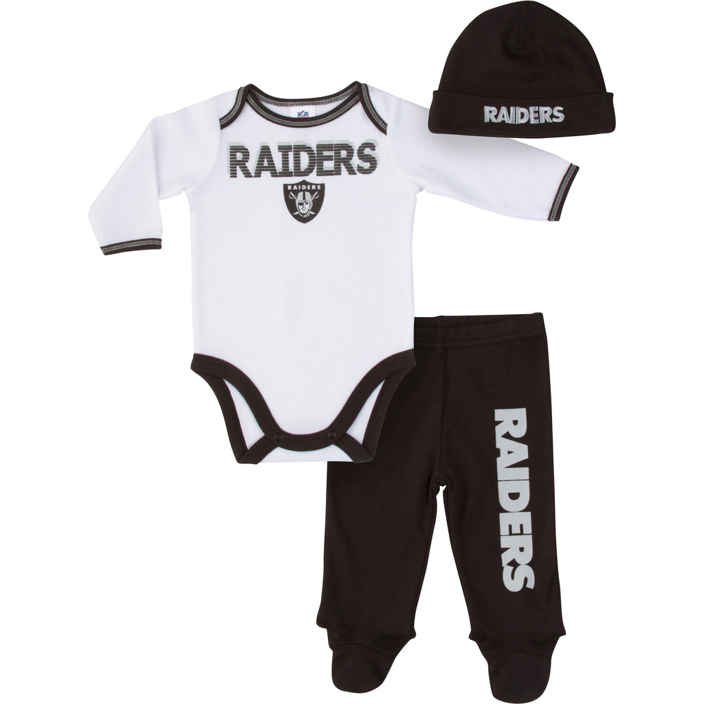 raiders jersey onesie