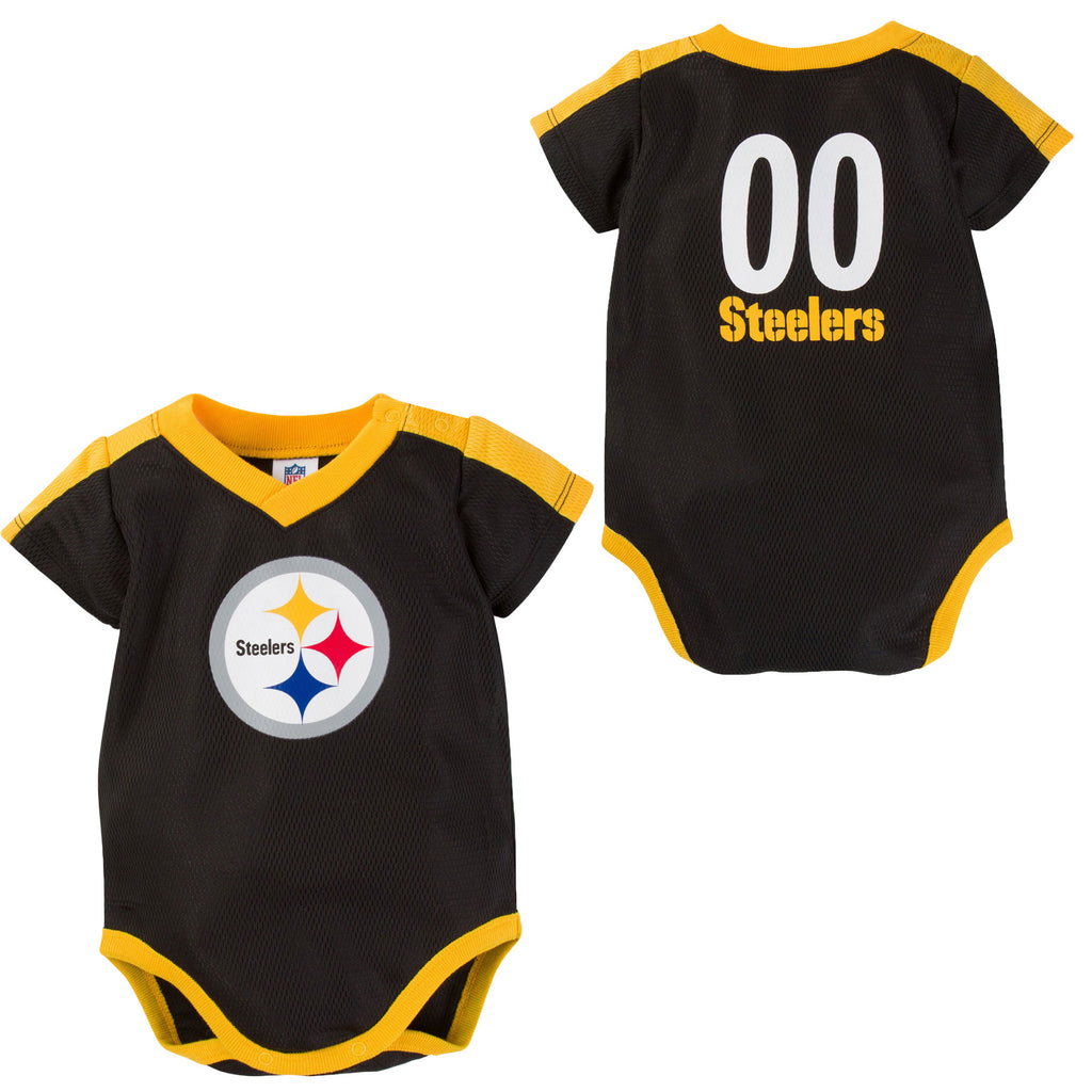 NFL Pittsburgh Steelers Baby Boys Team Uniform Footysuit 