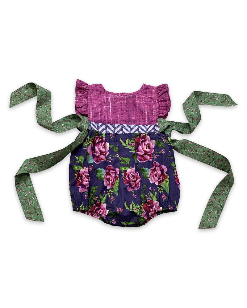 Imogen Romper - Indigo Orchid Collection by Mustard Pie