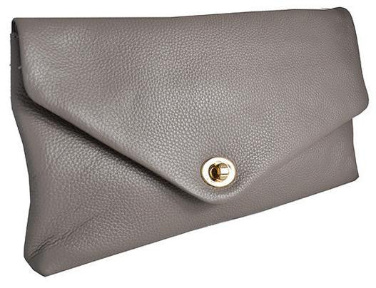 grey evening bag