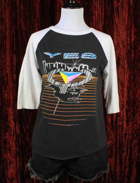 Vintage Yes Concert T Shirt 1984 90125 World Tour Jersey - Medium