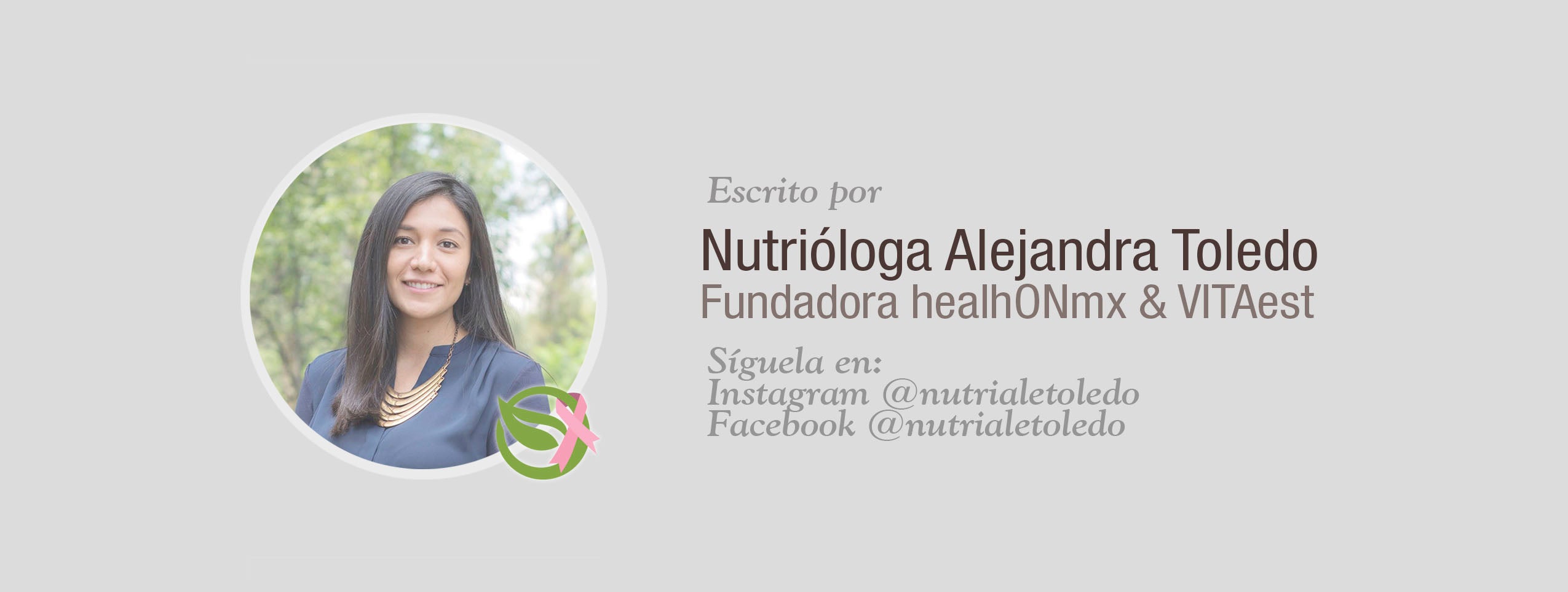 Nutrióloga Alejandra Toledo en Orgánicos en Línea