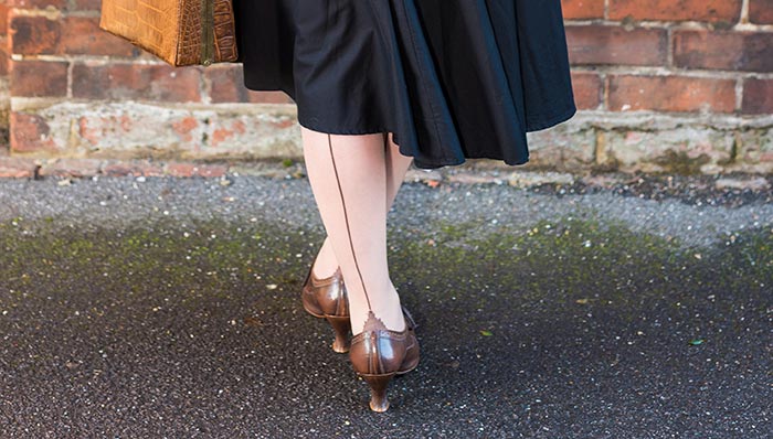 Seamed Stockings | Contrast Seamed Stockings