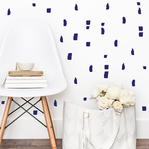 Brush Strokes Wall Stickers