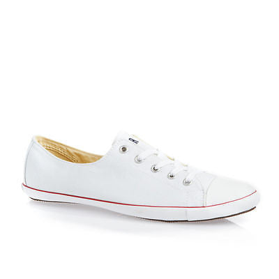 converse all star light ox white womens trainers
