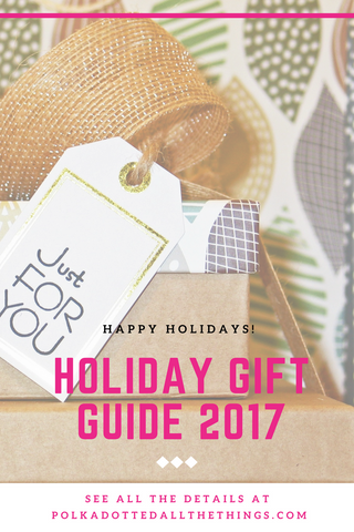 Polka Dotted All The Things Boutique Polka Dot Holiday Christmas Winter Gift Guide 2017
