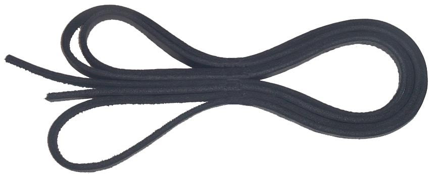 black rawhide laces