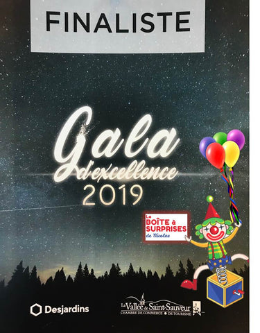 La Boîte à Surprises de Nicolas au Gala Excellence Desjardins 2019